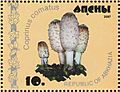 Stamp of Abkhazia - 2007 - Colnect 1008493 - Coprinus comatus
