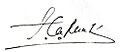 Taur Matan Ruak signature