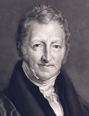 Thomas Robert Malthus, desarrollador de la teoría.