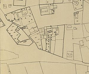Archivo:Tomb of Rambam, in a 1930s Survey of Palestine map of Tiberias