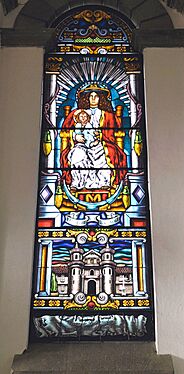 Vitral Nuestra Señora de Belén, Santuario de Belén, Popayán