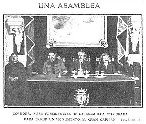 Archivo:1909-03-24, Actualidades, Una asamblea, Montilla