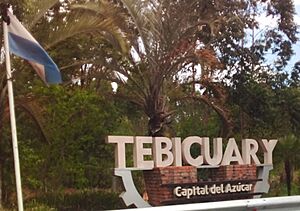 Archivo:Acceso a Tebicuary por la Ruta Paraguarí-Villarrica