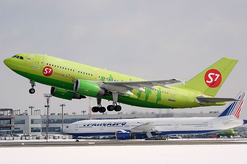 Airbus A310-304, S7 Airlines JP7343129