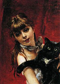 Archivo:Boldini, The Girl with a Black Cat