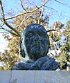 Bust de Felipe Garin Ortiz de Taranco als jardins del Real de València
