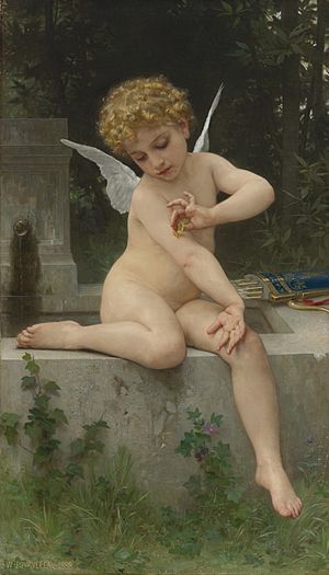 Archivo:Cupid with a Butterfly-LAmour au papillon