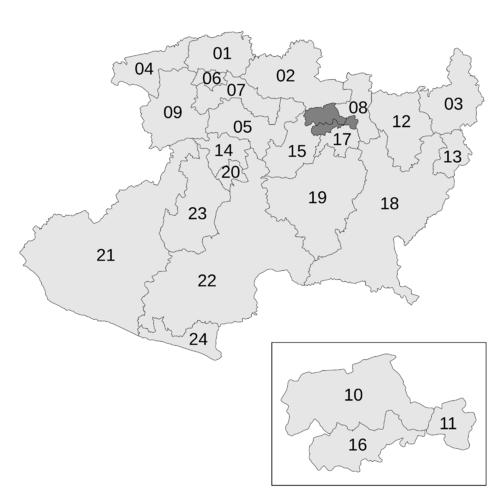Distritos electorales locales - Michoacan 2022.svg