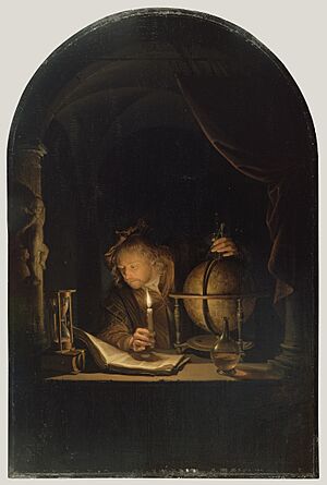 Archivo:Dou, Gerard - Astronomer by Candlelight - c. 1665