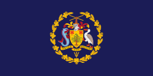 Archivo:Flag of the President of Barbados