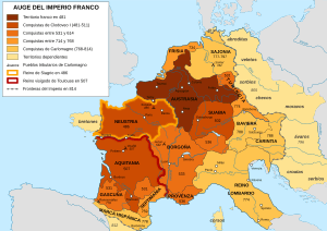 Archivo:Frankish Empire 481 to 814-es