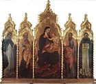 Archivo:Giovanni di paolo, madonna col bambino e santi
