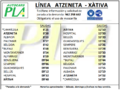 Horario autobús