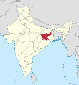 Jharkhand in India (claimed and disputed hatched).svg