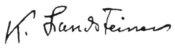 Karl Landsteiner signature.png