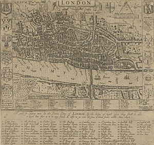 Archivo:London - John Norden's map of 1593