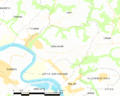 Map commune FR insee code 33226