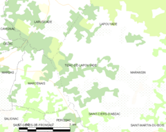 Map commune FR insee code 33532.png