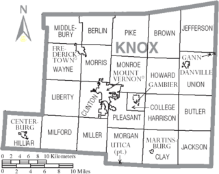 Map of Knox County Ohio With Municipal and Township Labels.PNG
