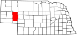 Map of Nebraska highlighting Garden County.svg