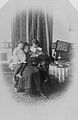 Marian Hubbard Daisy Bell and Elsie May Bell with governess
