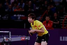 Mondial Ping -Women's Singles - Quarterfinal - Zhu Yuling-Feng Tianwei - 20.jpg