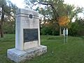 Morgan Morgan Monument at Bunker Hill West Virginia