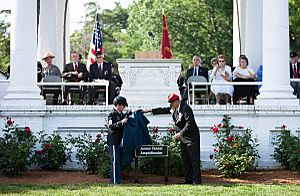 Archivo:Old Amphitheater renamed in honor of Civil War Soldier 140530-A-DQ999-545
