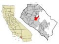 Orange County California Incorporated and Unincorporated areas Tustin Highlighted