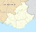 Provence-Alpes-Cotes d'Azur region location map