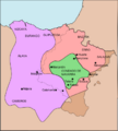 Reparto del reino de Navarra tras la muerte de Sancho IV El de Peñalén