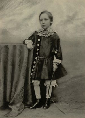 Archivo:Robert Louis Stevenson mit 7 Jahren