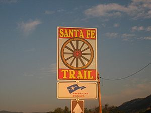 Archivo:Santa Fe Trail sign IMG 0516