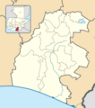 Santa Rosa department location map