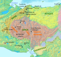 Archivo:Settlements of and groups 16th century Honduras-Higueras