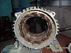Archivo:Stator of a 3-phase induction motor