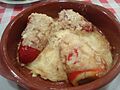 Tapa de pimientos del piquillo rellenos