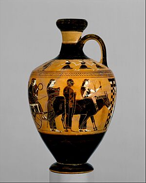 Archivo:Terracotta lekythos (oil flask) MET DT5501