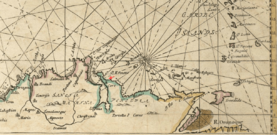 Archivo:1672 Coro detail Chart of the West Indies by John Seller BPL 15020