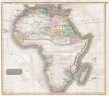 Archivo:1813 Thomson Map of Africa - Geographicus - Africa-thomson-1813
