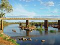 Ashburton river near Nanutarra roudhouse 24-4-2004 - panoramio