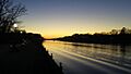 Black Warrior River at Riverwalk Park in Tuscaloosa, Alabama