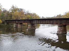 CnO RR Over the Kalamazoo River Allegan County Michigan.JPG