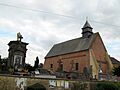 Crupilly église fortifiée (façade nord) 1