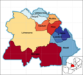 Districts of Copperbelt Province Zambia