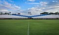 Estadio Villa Amelia pintado con los colores del Club Sportivo Ameliano en Naranjaisy, Villeta, Paraguay (Noviembre 2024)