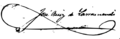 Firma de José Ruiz de Larramendi