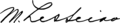 Firma de Manuel Lesteiro López