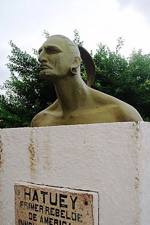 Archivo:Hatuey monument, Baracoa, Cuba