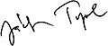 Jáchym Topol – signature